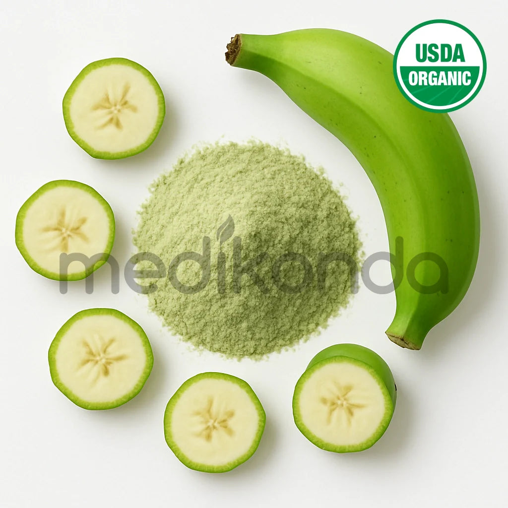 Medikonda.com Offers Bulk & Retail Green Banana Powder for All Needs