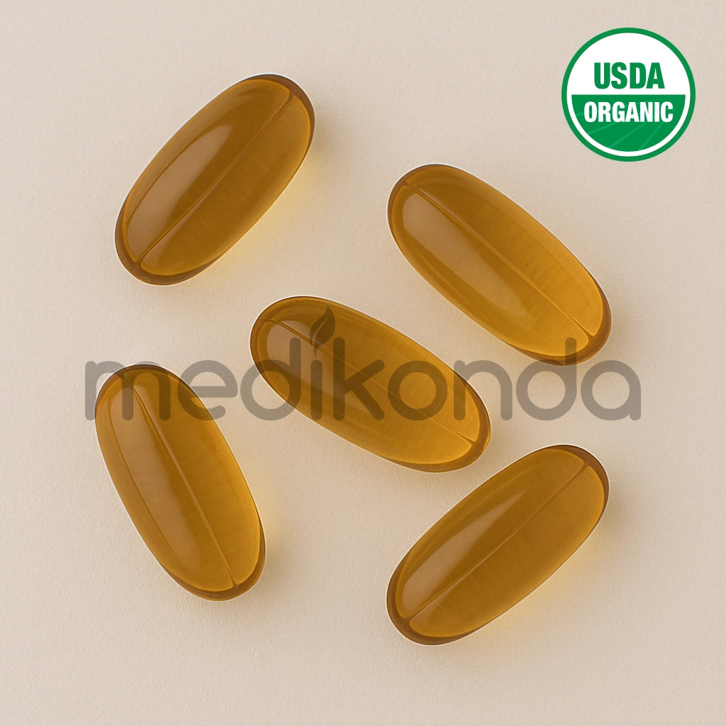 Castor Oil Softgel Capsules