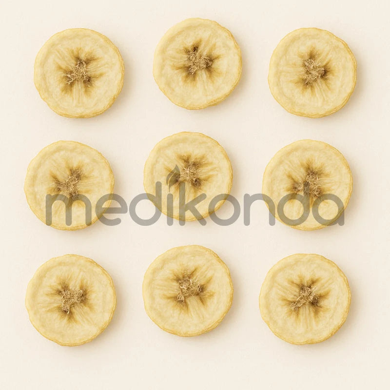 Freeze Dried Banana Fruit Slices for Ice Cream, Juice and Smoothie Toppings
