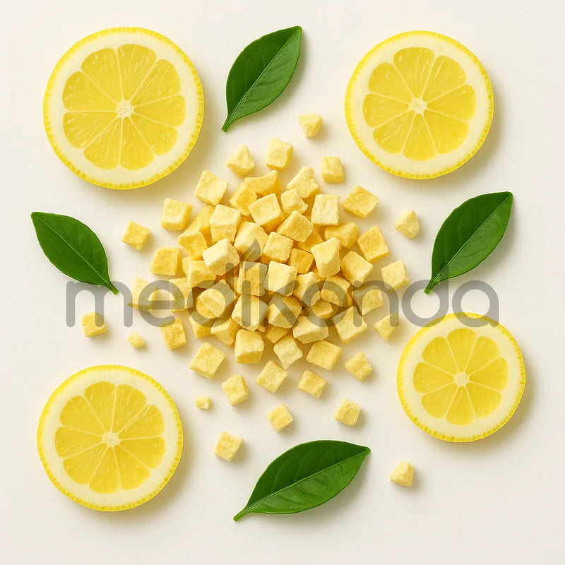 Freeze Dried Lemon Fruit Slices Chunks