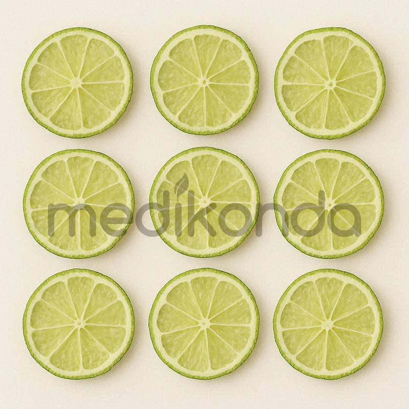 Freeze Dried Lime Fruit Slices for Ice Cream, Juice and Smoothie Toppings