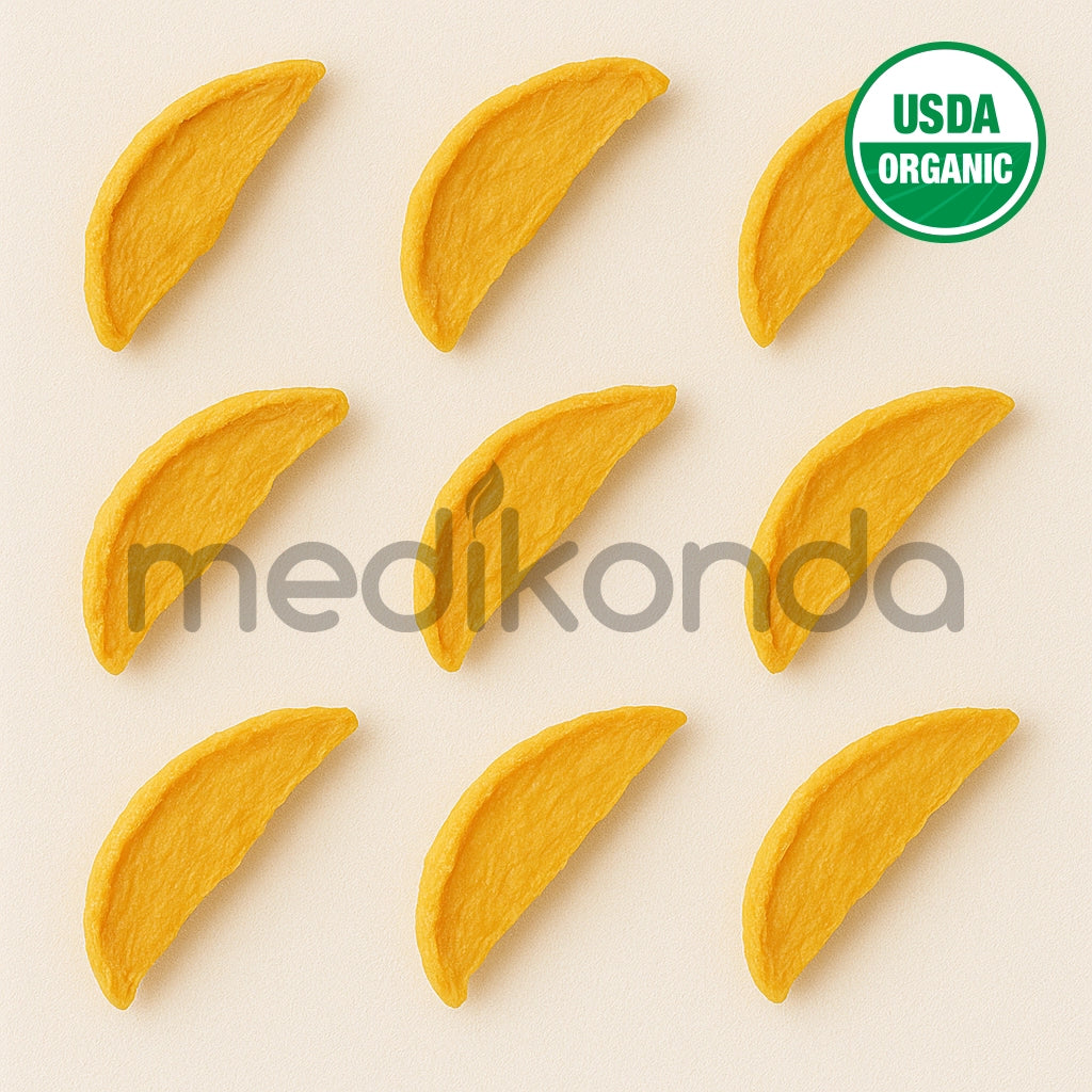 Freeze Dried Mango Fruit Slices for Ice Cream, Juice and Smoothie Toppings