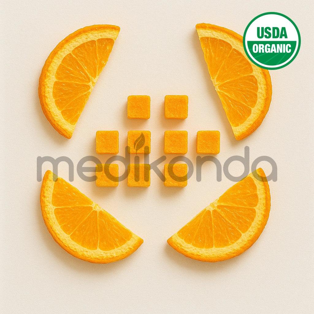 Freeze Dried Orange Fruit Slices Chunks