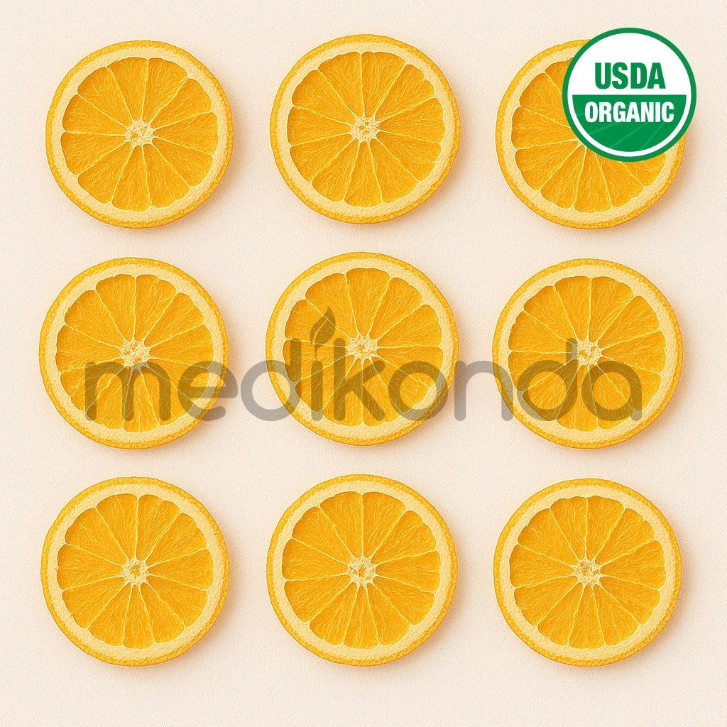 Freeze Dried Orange Fruit Slices for Ice Cream, Juice and Smoothie Toppings