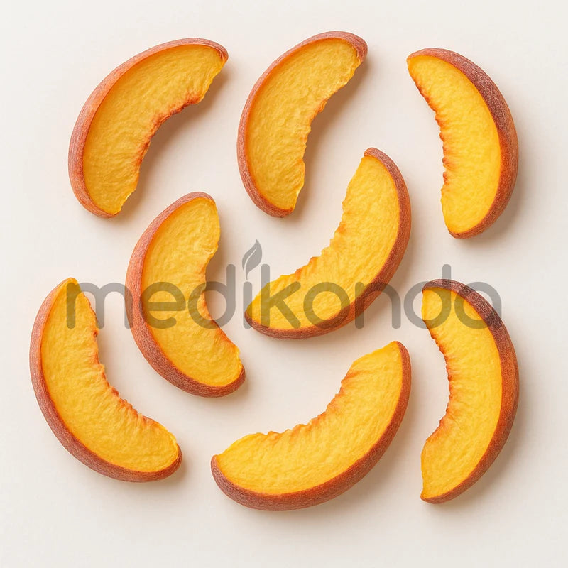 Freeze Dried Peach Fruit Slices for Ice Cream, Juice and Smoothie Toppings