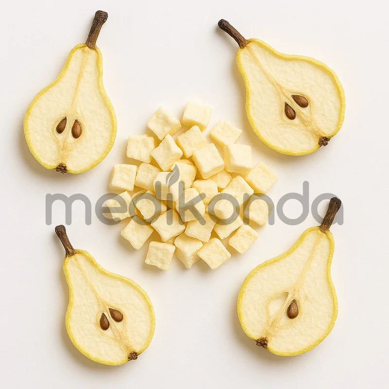 Freeze Dried Pear Fruit Slices Chunks