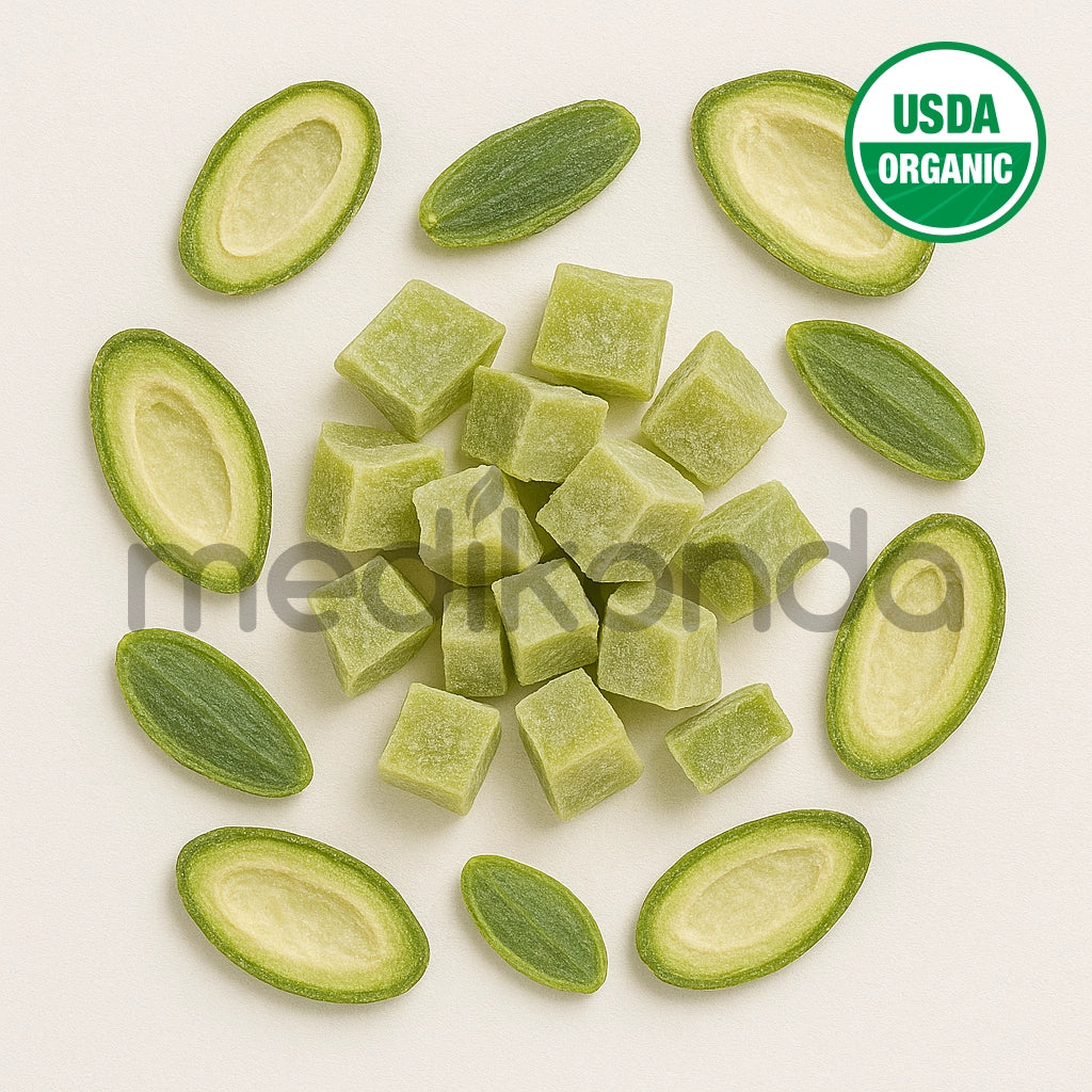 Green Raw Papaya Dried Slices Chunks