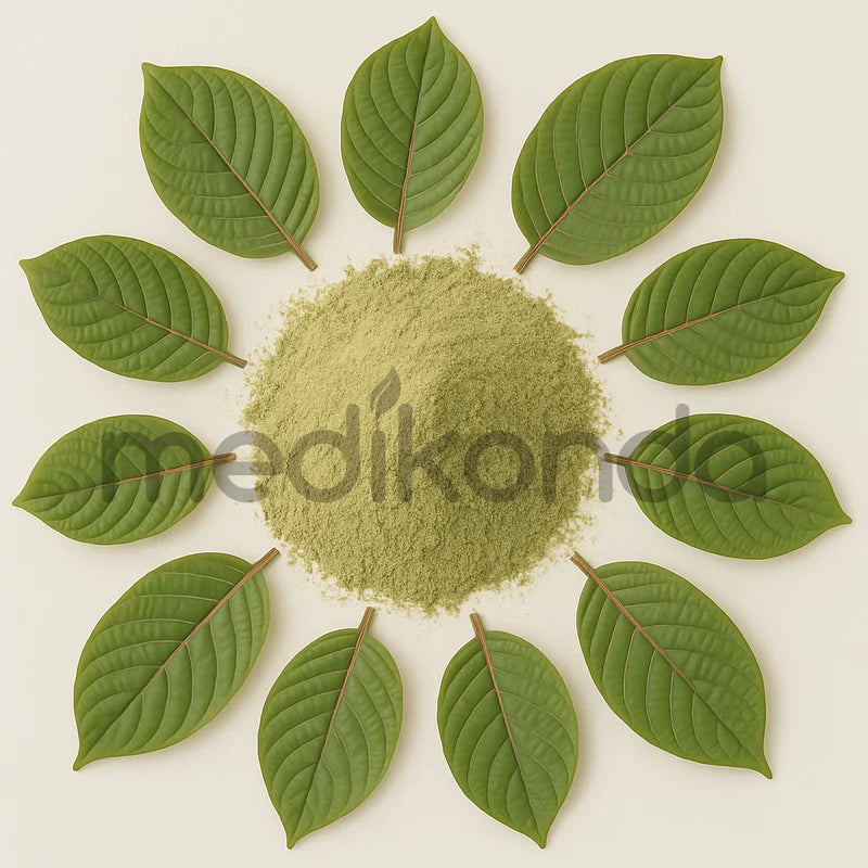 White Kratom Leaf Powder