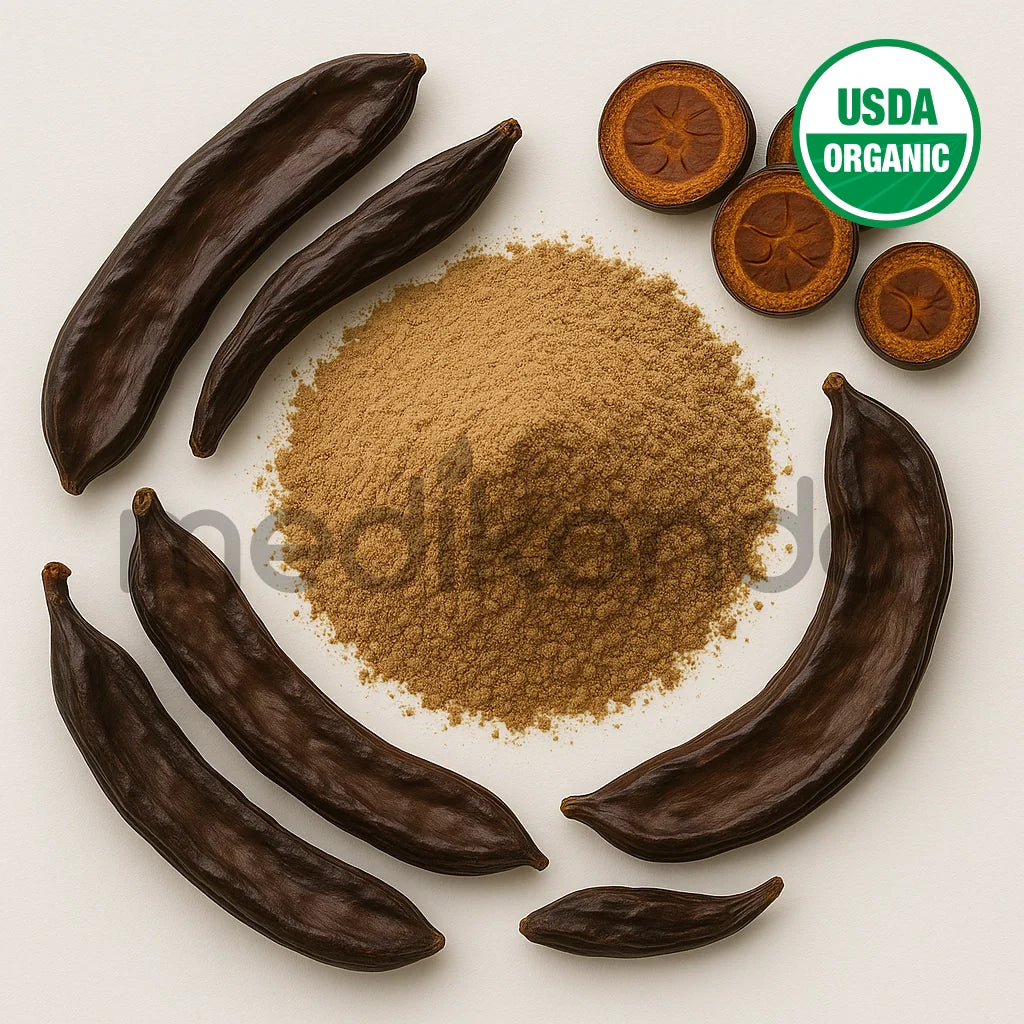 Carob Powder Order Now in USA – Medikonda Nutrients
