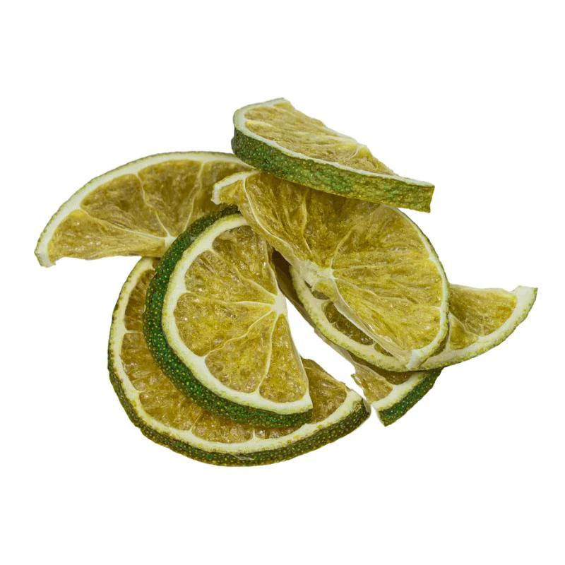 Freeze Dried Lime Fruit Slices for Ice Cream, Juice and Smoothie Toppings