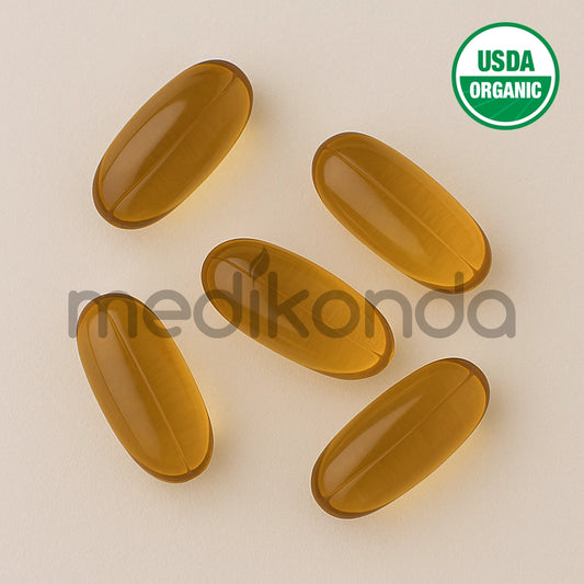 Castor Oil Softgel Capsules