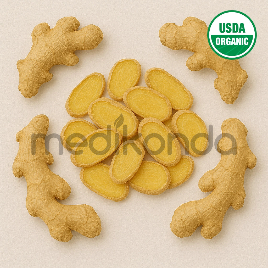 Dry / Dried / Dehydrated Peeled Ginger Slices