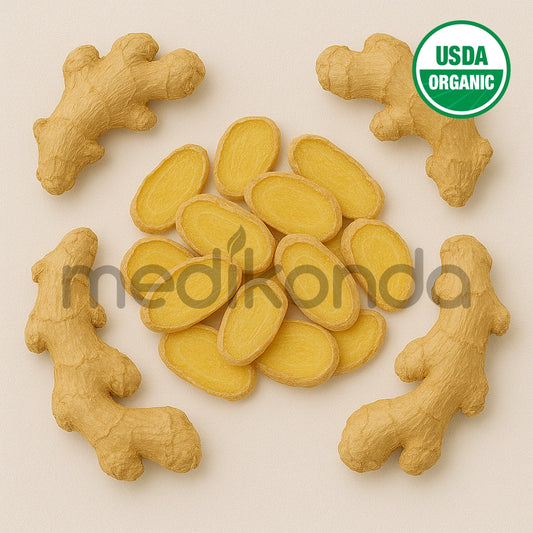 Dry / Dried / Dehydrated Peeled Ginger Slices