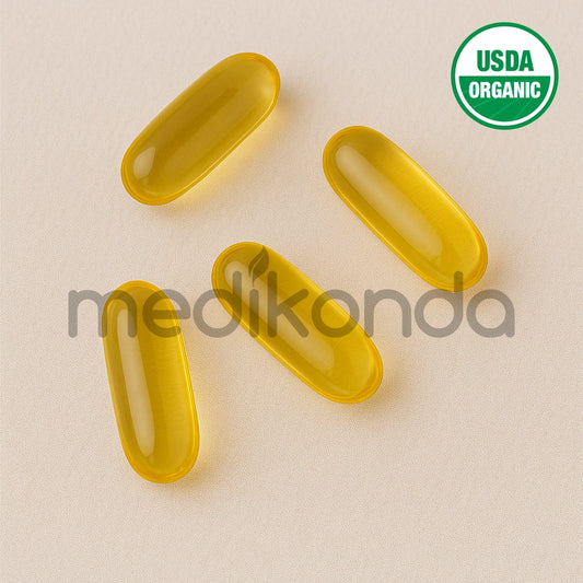 Flaxseed Oil Softgel Capsules