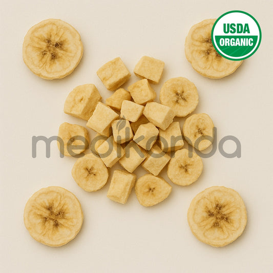 Freeze Dried Banana Fruit Slices Chunks