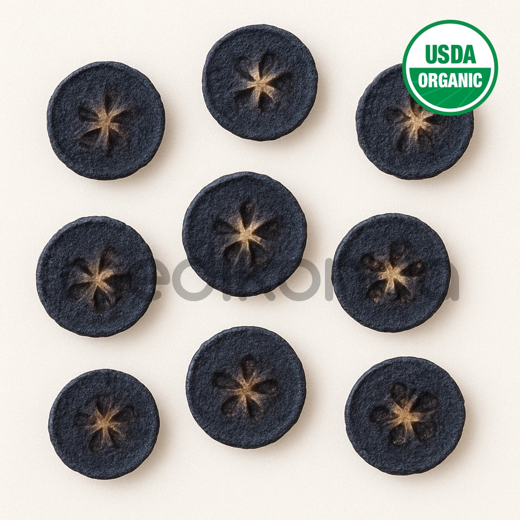 Freeze Dried Blueberry Fruit Slices for Ice Cream, Juice and Smoothie Toppings