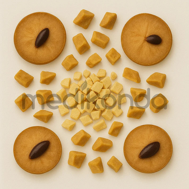 Freeze Dried Chikoo Sapodilla Fruit Slices Chunks