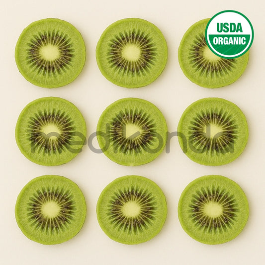 Freeze Dried Kiwi Fruit Slices for Ice Cream, Juice and Smoothie Toppings