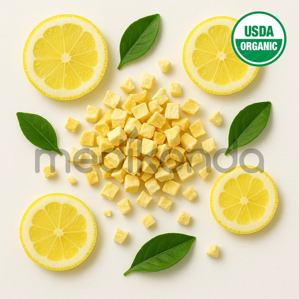 Freeze Dried Lemon Fruit Slices Chunks