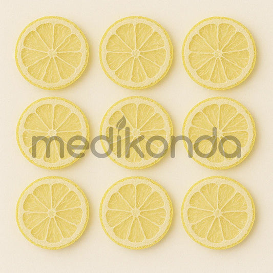 Freeze Dried Lemon Fruit Slices for Ice Cream, Juice and Smoothie Toppings