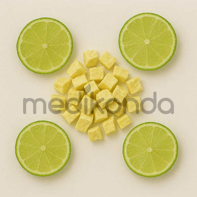 Freeze Dried Lime Fruit Slices Chunks