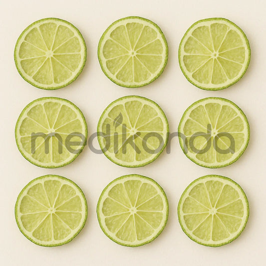 Freeze Dried Lime Fruit Slices for Ice Cream, Juice and Smoothie Toppings
