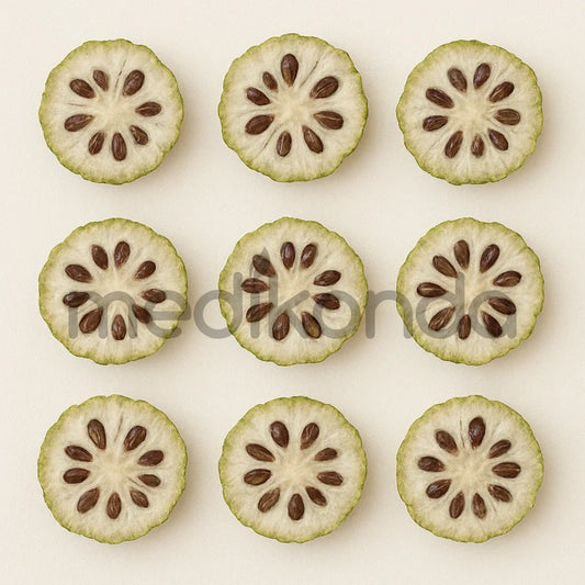 Freeze Dried Noni Fruit Slices for Ice Cream, Juice and Smoothie Toppings