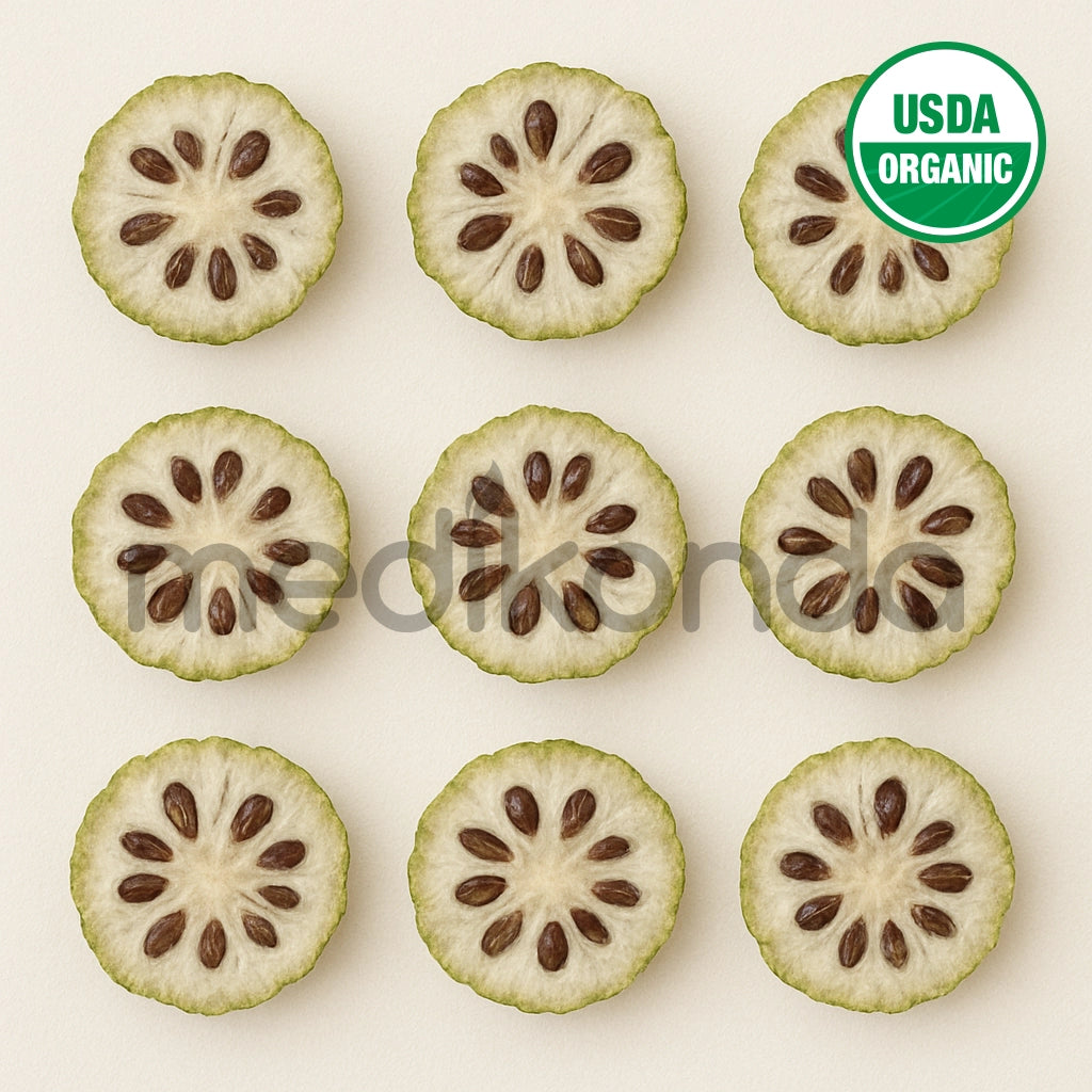 Freeze Dried Noni Fruit Slices for Ice Cream, Juice and Smoothie Toppings