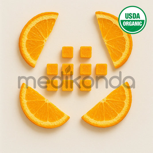 Freeze Dried Orange Fruit Slices Chunks