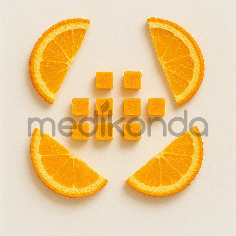 Freeze Dried Orange Fruit Slices Chunks