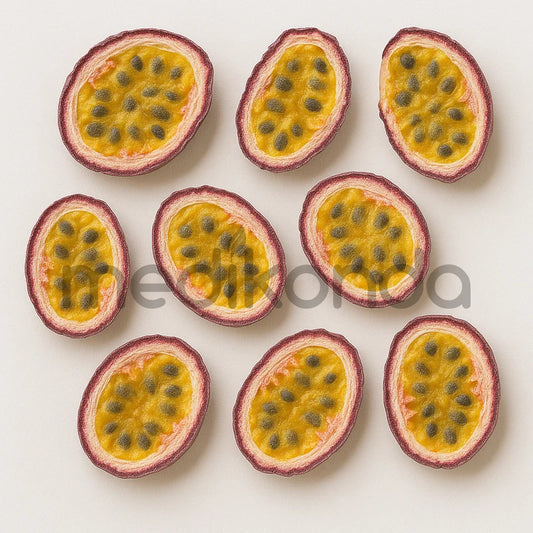Freeze Dried Passion Fruit Slices for Ice Cream, Juice and Smoothie Toppings