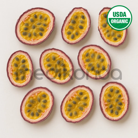 Freeze Dried Passion Fruit Slices for Ice Cream, Juice and Smoothie Toppings