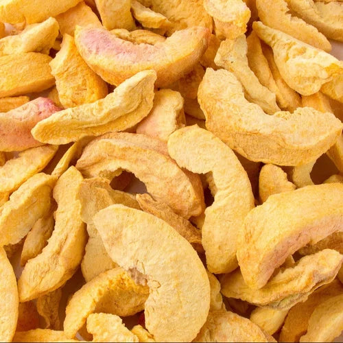 Freeze Dried Peach Fruit Slices for Ice Cream, Juice and Smoothie Toppings