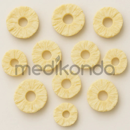Freeze Dried Pineapple Fruit Slices for Ice Cream, Juice and Smoothie Toppings