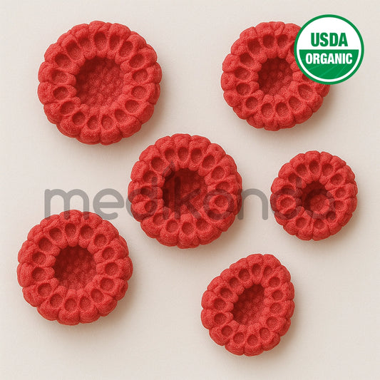 Freeze Dried Raspberry Fruit Slices for Ice Cream, Juice and Smoothie Toppings