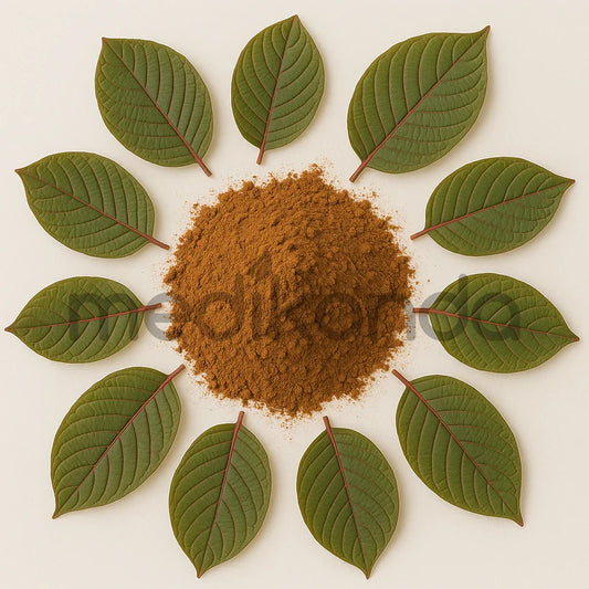 Red Kratom Leaf Powder