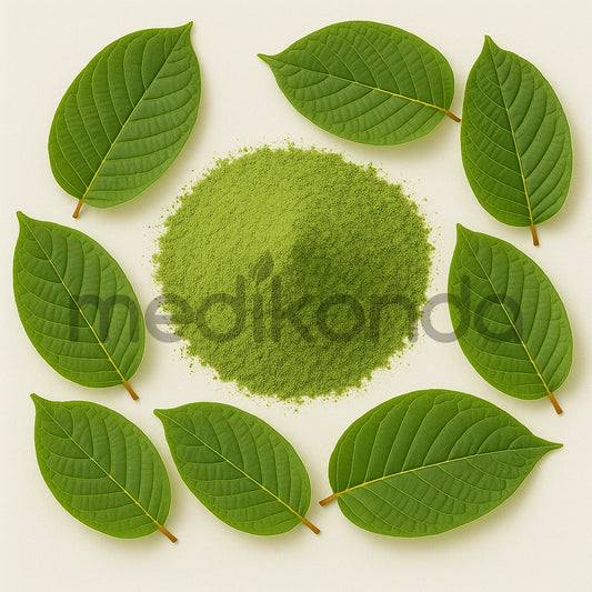 Thai Green Kratom Leaf Powder