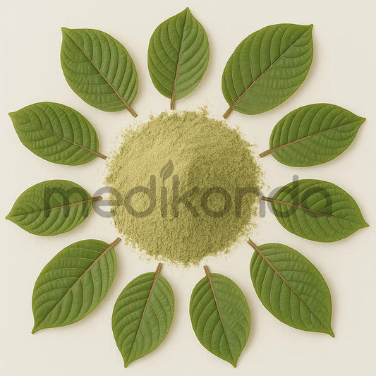 White Kratom Leaf Powder