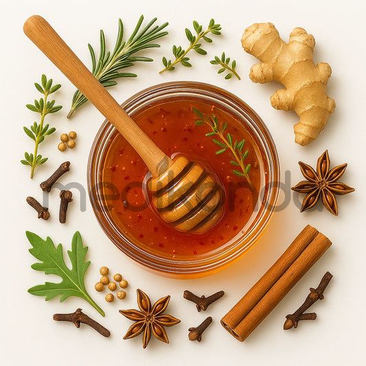 Wild Honey infused with herbs and spices