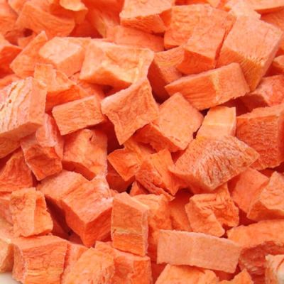 Freeze Dried Papaya Fruit Slices Chunks