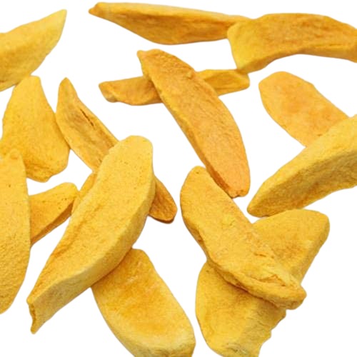 Freeze Dried Mango Fruit Slices for Ice Cream, Juice and Smoothie Toppings